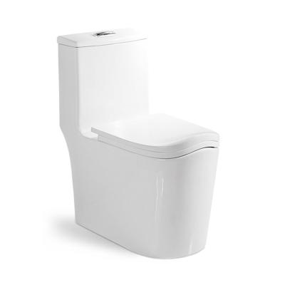 China Double-Flow Strap US Standard Western Price One-Piece Wc Toilet Bowl for sale