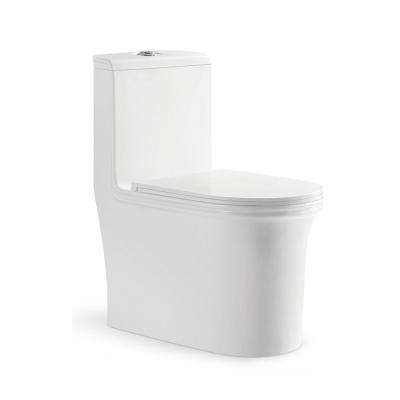 China High Quality Double-Flow Toilet Modern Ceramic One-Piece School China Piss Wc Toilet for sale