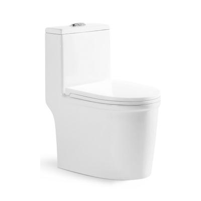 China Factory Wholesale Siphonic One Piece Toilet Chinese Wc Luxury Adults Double-Flow Toilet Directly for sale