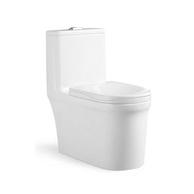 China 2022 New Popularity Double-flush Siphonic One Piece Toilet Flushing Public Toilet Container for sale