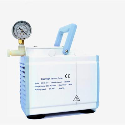 China GM-0.33II Vacuum Portable Diaphragm Vacuum Pump For Chemical Analysis With Low Noise for sale