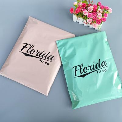 China shoes & apparel wholesale beautiful design customized mailing eco-friendly printed plastic poly bag packaging bag mint mailing mailer green mailing bag for sale