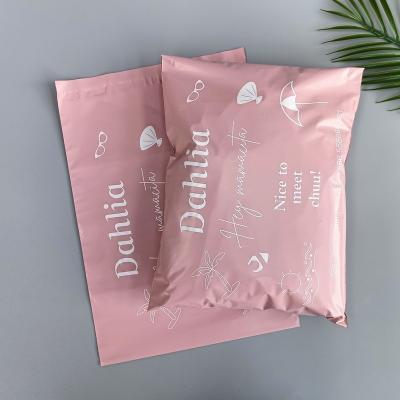 China shoes & pink poly apparel print apparel pink plastic package shiny biodegradable custom jewlry envelope for mailing mailing bags for sale