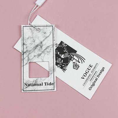 China Other Custom Apparel Circular Shape Hang Tag Label For Wedding/Party/Anniversary Heart Price Round Coated Paper Tag for sale