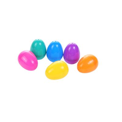 China Activity Decoration Best Selling Fillable 42*60 Mm Cavity Colorful Luminous Plastic Easter Eggs for sale