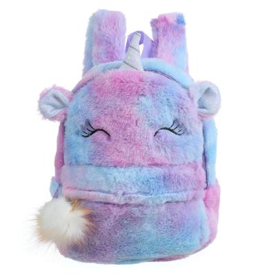 China Cute Stuffed Plush Toys Customize Girls Sling Schoolbag Stuffed Unicorn Plush Backpack for sale