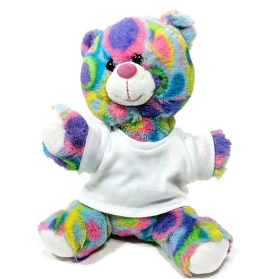 China Promotion Big Plush Toy Rainbow Bear For Stuffed Toy Children for sale