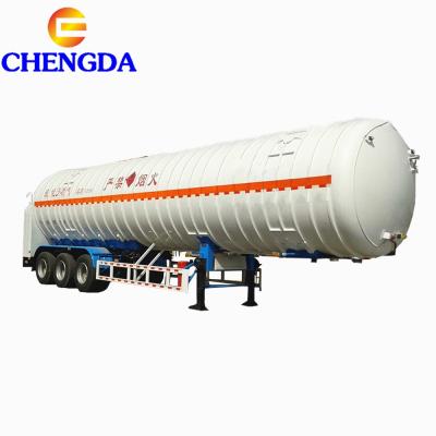 China Liquid Media Haul 40ft LNG ISO Tank Container Storage Tank Trailer Gas Trucker Semi Trailers for sale