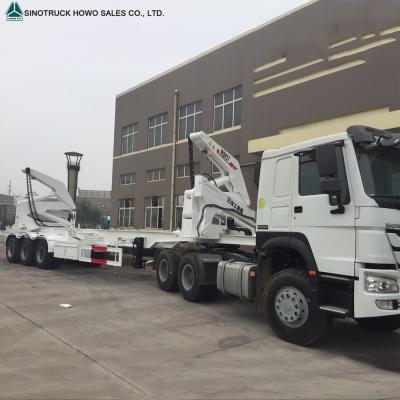 China Low price 20ft or 40ft container side pusher semi trailer truck trailer for sale for sale