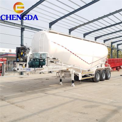 China 40 50 CBM Bulk Cement Bulker Truck Trailer Trailers 3 Axle 35 Tank Semi Trailer For Sale for sale