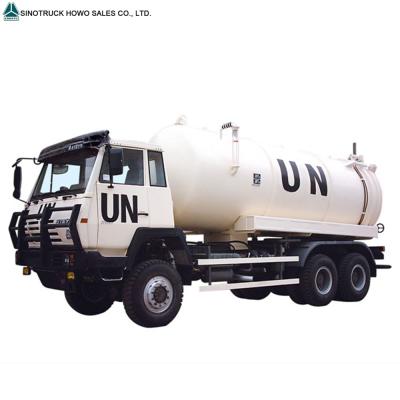 China Used Low Price 6x4 Sinotruck Howo Sewage Sewer Suction Truck For Sale 6800x2496x2958mm for sale