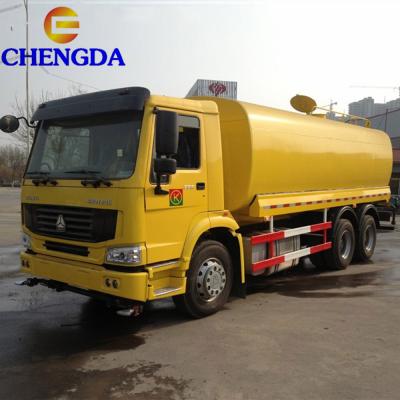 China Sinotruk Howo 20000 Liters Oil Carrier Capacity Fuel Tank Tanker Truck 7650x2326x1450 for sale