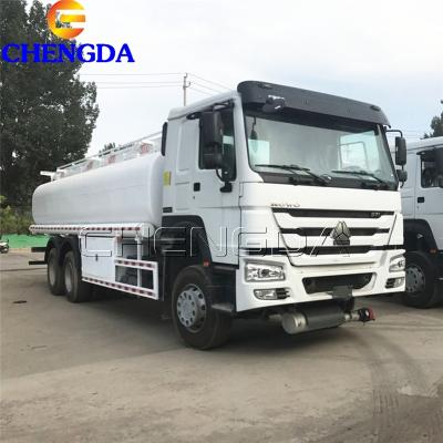 China 4x2 6x4 20cbm 25cbm Water Truck Fuel Oil Tank Trucker With 300L Pump for sale