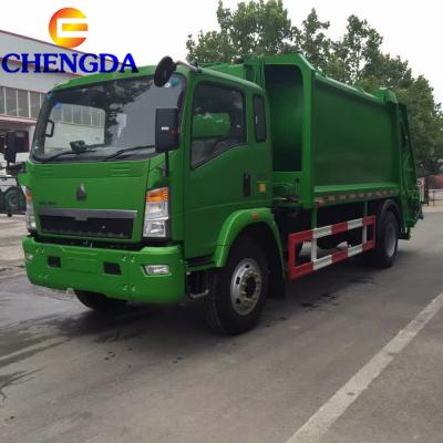 China Refurnished Used Sinotruck Howo Compactor Garbage 6x4 Garbage Truck For Sale 6800x2496x2958mm for sale