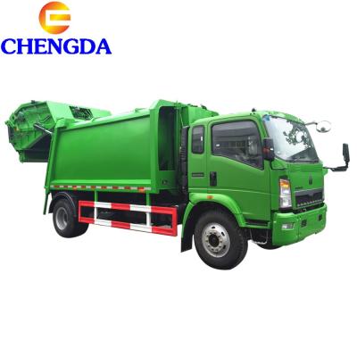 China Hotels Best Selling Sinotruck Howo 6x4 12cm3 14cm3 New Used GarbageTruck For Sale for sale