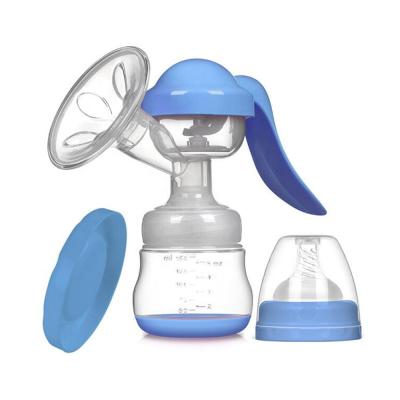 China BPA Free Silicone Manual Breast Pump BPA Free With Low Suction Breastmilk Collector Pump Milk Saver for sale