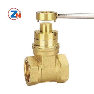 China General In Stock Female Thread Brass Gate Valve 300Psi Flanged Gate Valves Gate Valve Penstock For Fluids With Lock for sale