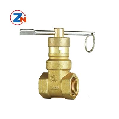 China The General Manufacturer Price Lockable 2 Inch Water Shutoff Gate Valve Brass Gate Valve Price for sale