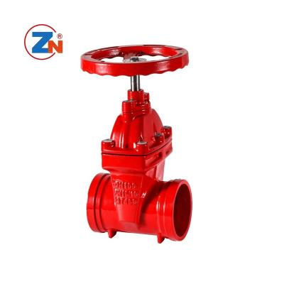 China General Resilient Seated Ductile Iron Non Rising 300PSI Flanged Gate Valves For Fire Valves for sale