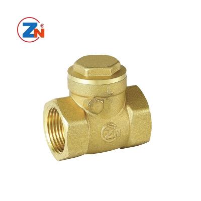 China General Customized Label Screw Ends Check Valve Horizontal Brass Check Valve Check Valve For Water Meter for sale