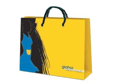 China OEM Printing Paper Shopping Bags With Handles , Retail Paper Bags Printing for sale