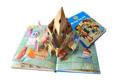 China Custom Pop Up 3d  Children Books Printing Service Activity Kid Photo Book Printed for sale