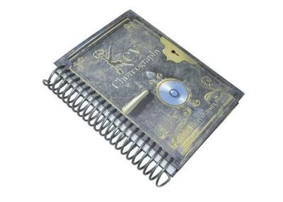 China Professional CMYK Spiral Binding Book / Spiral Bound Notebook Hardcover Book for sale