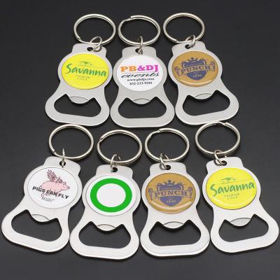 China Viable Cheap Bulk Custom Bottle Opener Keychain, Key Chain Bottle Opener, Metal Bottle Opener Blank Key Chain for sale