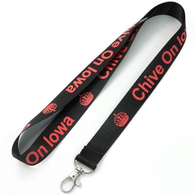 China Wholesale Durable No Minimum Cheap Custom Design Your Own Silk Screen Printed Keys Lanyard With Buckle for sale