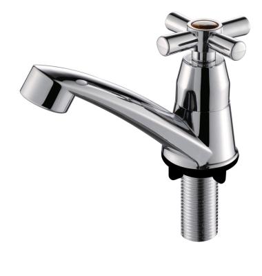 China CLASSIC Chrome Single Handle Plastic Basin Faucet Single Hole for sale