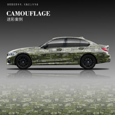 China New Scratch Resistant OEM ODM Color Digital Printing Body Sticker Camouflage Vinyl Car Wrap Vinyl Wrap Rolls For Car for sale