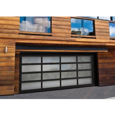 China Eco-friendly Modern Cheap Price Eco-friendly Mirror Aluminum Automatic Garage Door for sale