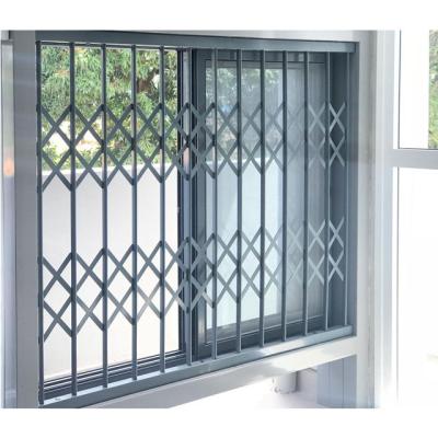 China Burglar Proof Security Bars Window Grill Burglar Doors Eco - Friendly Steel Windows And Doors for sale