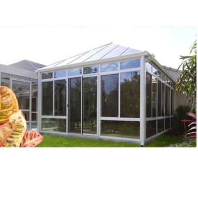 China Soundproof; home aluminum tempered glass sunrooms safety arc roof lowes aluminum sunroom for sale