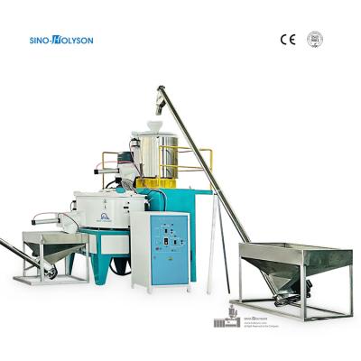 China Aluminiumlegerings-PVC-mixermachine Hoogsnelheidsmixer voor Pvc-compounding 350-450 kg/h Te koop