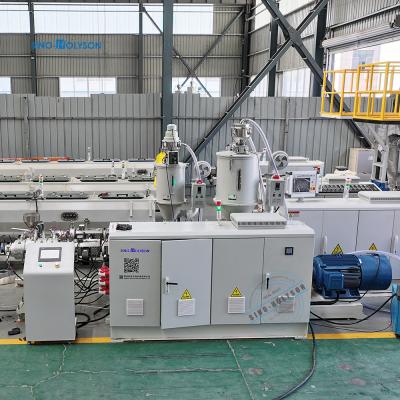 China ABA ABC 3 layers HDPE Pipe Making Machine(size 20-110mm) Water Supply HDPE Pipe Machine for sale