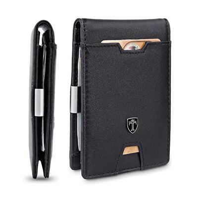 China None Men's Ultra-thin Wallet With RFID Blocking Wallet Bi-fold Credit Card Holder For Men's Wallet for sale