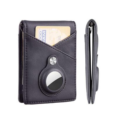 China High Quality Genuine Leather Wallet Fashion Airtags Protected Wallet Multifunctional Wallet Hot Selling Products for sale