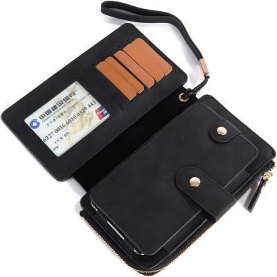 China Wholesale BABORRY Waterproof Men Grabs Cell Phone Functional Wallet Long Coin Purse for sale