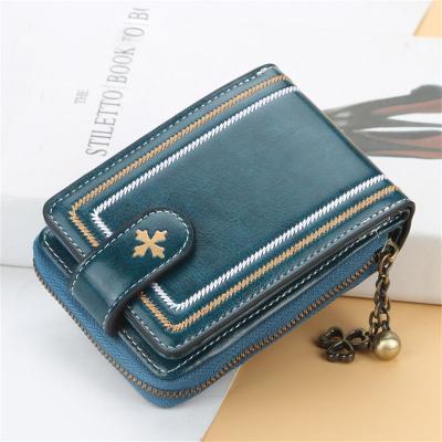 China Baellerry New Fashion Ladies Multi-card Organ Waterproof Wallet Horizontal Buckle Wallet for sale