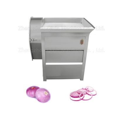 China snack factory onion cutting machine/onion cleaver machine/electric onion cleaver for sale