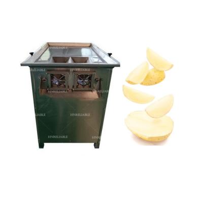 China One or two cutter heads according to production capacity automatic wedges cutting machine/sweet potato wedges making machine/lemon fruit vegetable wedge cutter for sale for sale