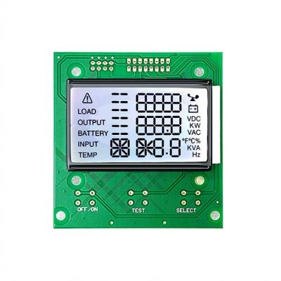 China Custom available CNK size board 7 segment LCD and program interface 4 digit segment display module IP68 program. Customize for sale