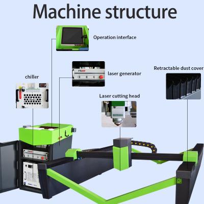 中国 携帯用CNCの打抜き機、1000-2000W繊維レーザーの打抜き機 販売のため