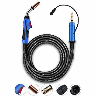 中国 M25 Mig Welding Torch Assembly 60 AMPS Mig Welder Euro Torch With 3m Cable 販売のため