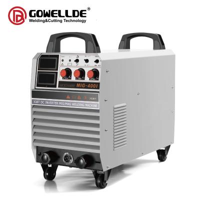 China IGBT Dc Inverter MIG400 Mma Welder Stable Power Supply Portable Mig Welder for sale