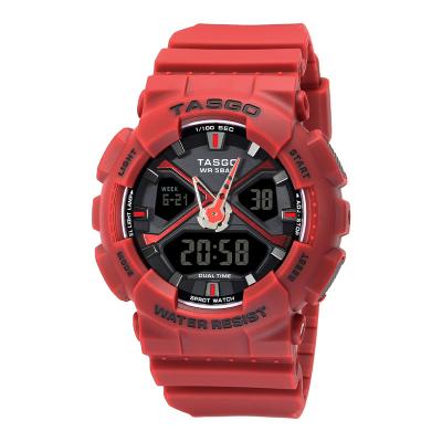 China Day Analog/Date TASGO Fashion Sport Men Watches Led Digital Original Design Rubber Functional Unique Mens Watches Branded for sale