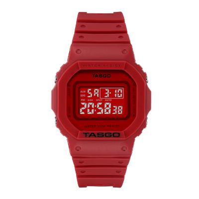 China TASGO Day/Date Mens Digital Watch Waterproof Military Sport Men Watch Cheap Watch for sale