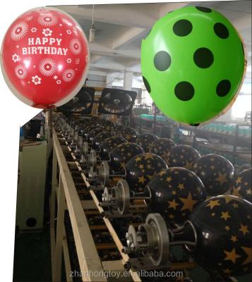 China 5side 1color or 1side 1color latex balloon printing machine with auto balloon feeder for sale