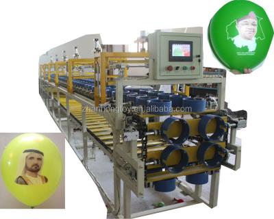 China 1side 5color balloon printing machine with auto balloon feeder for sale